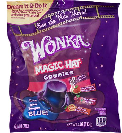 Wonka magic cap candies